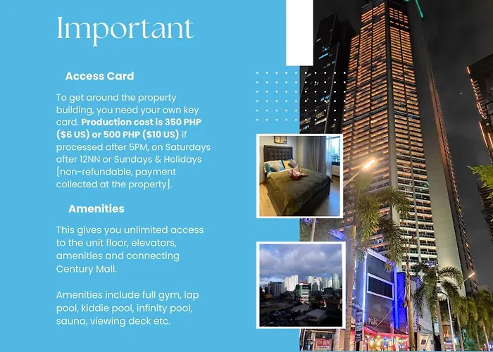 In Makati With Fast Wifi, Free Pool, Netflix And Own Balcony Manila